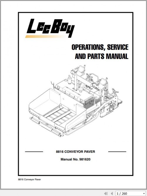 LEEBOY-Asphalt-Paver-8816-Operation-Maintenance-Parts-Manual-and-Schematic-1.jpg