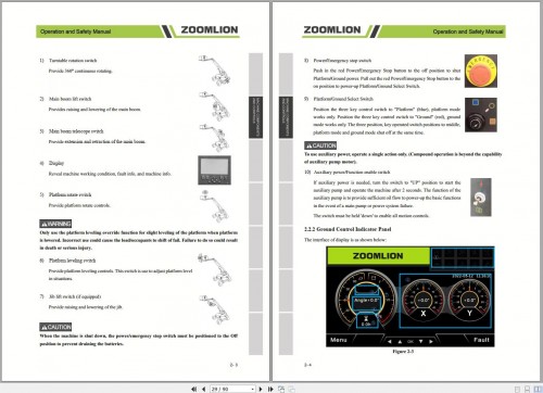 Zoomlion Telescopic Boom Lifts ZT18JE V Li Operation and Safety Manual (2)