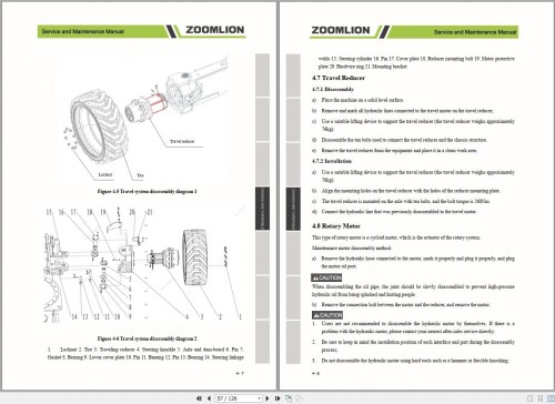 Zoomlion Telescopic Boom Lifts ZT18JE V Li Service Maintenance Manual (2)