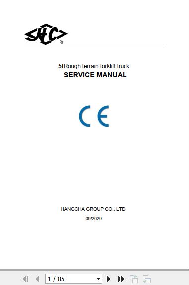 Hangcha-Forklift-5t-CPCD50-XW65E-RT2-to-CPCD50-XW95E-RT2-Service-Manual-2020-EN-1.jpg