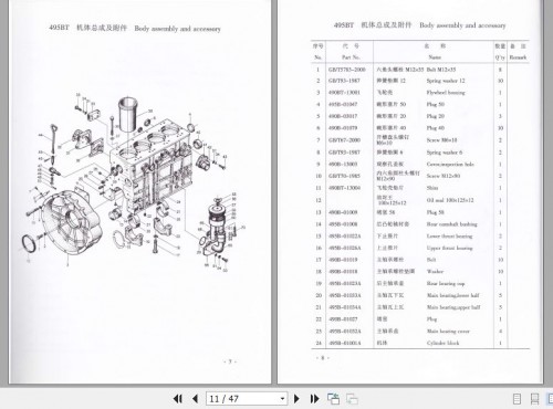 Xinchai-Engine-495BPG-A495BPG-495BT-A495BT-Parts-Catalog-2008-EN-ZH-2.jpg