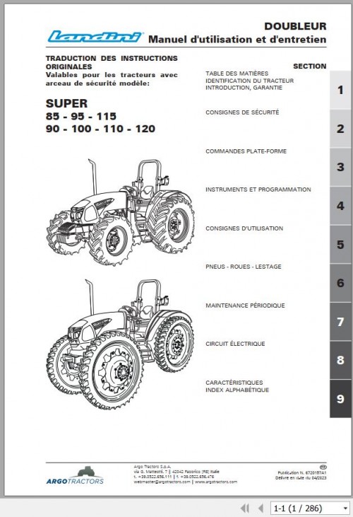 Landini-Tractor-Super-85-to-Super-120-Operators-Maintenance-Manual-6720157A1-FR-1.jpg