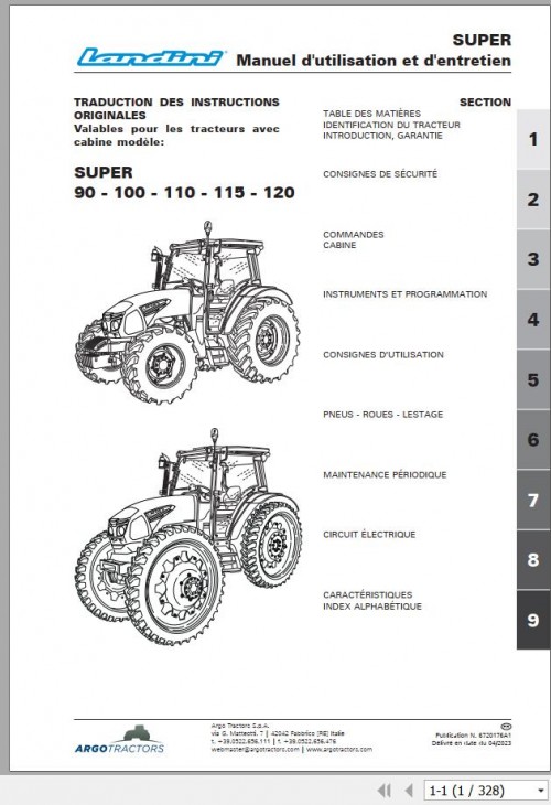 Landini-Tractor-Super-90-to-Super-120-Operators-Maintenance-Manual-6720176A1-FR-1.jpg