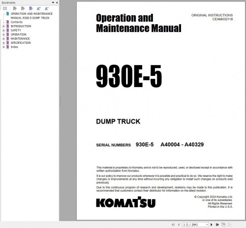 Komatsu-Dump-Truck-930E-5-A40004-A40329-Operation-and-Maintenance-Manual-CEAM032118-1.jpg