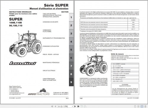 Landini-Tractor-SUPER-100B-to-110-Operator-Maintenance-Manual-6622898A1-FR-1.jpg