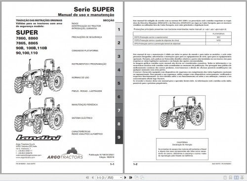 Landini-Tractor-SUPER-110-to-7860-Operator-Maintenance-Manual-6618320A1-PT-1.jpg