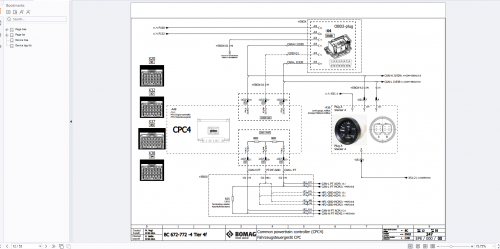 Bomag Refuse Compactor 2023 Electric, Hydraulic and Pneumatic Schematics Diagram (1)