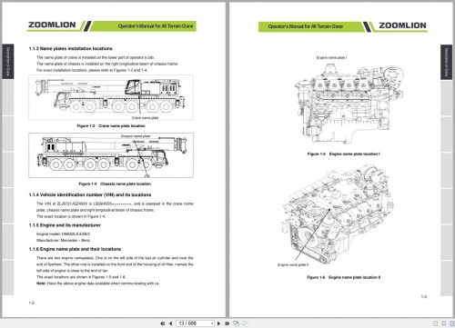 Zoomlion Terrain Crane ZAT4500V ZLJ5721JQZ450V Operators Manual (2)