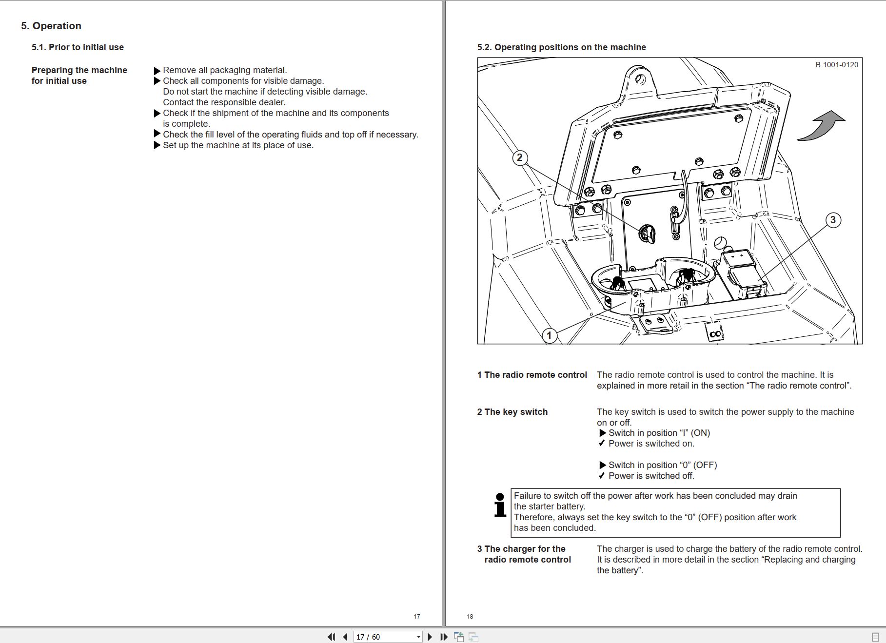 Weber MT Trench Roller MC 85 Operation Maintenance Manual 085103151-104 ...